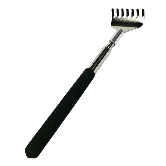 Gratte-dos télescopique, griffe de Massage extensible pour le dos, Massage relaxant, outil Anti-démangeaison: Black