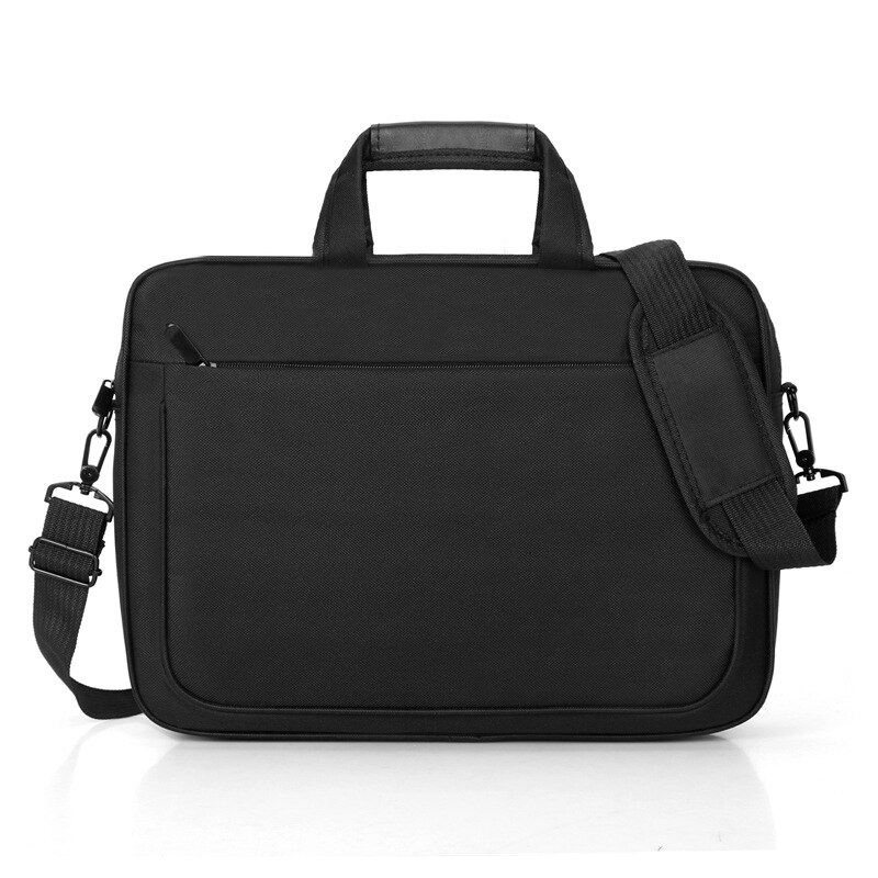 Laptop Tas 14 15Inch Nylon Gewijd Computer Tassen Voor Mannen Vrouwen Kosteneffectieve Laptop Tas Outdoor Schouder Kantoor tas: 14inch black