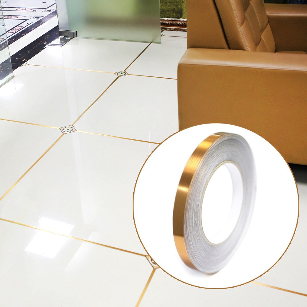 Ceramic Tile Tape Ground Tile Decoration Room Floor Crevice Line Stickefloor Tiles Stickers Waterproof Cenefa Adhesiva Cocina