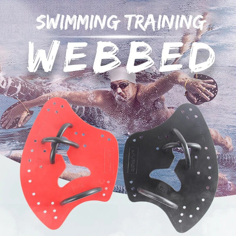 1 Paar Zwemmen Paddle Verstelbare Pvc Hand Zwemvliezen Handschoenen Hand Fin Training Duiken Paddle Handschoenen Paddle Water Sport Apparatuur
