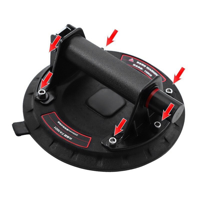 8 Inch Glas Zuignap Vacuüm Zuignap Lager Capaciteit Zware Vacuüm Lifter Voor Graniet Tegel Glas Handleiding