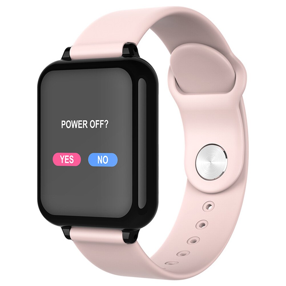 Smart Horloge Met Drie-Assige Sensor Hartslag Bloeddruk Smartwatch Bluetooth Verbinden Fitness Beweging Voor Android Ios: Pink