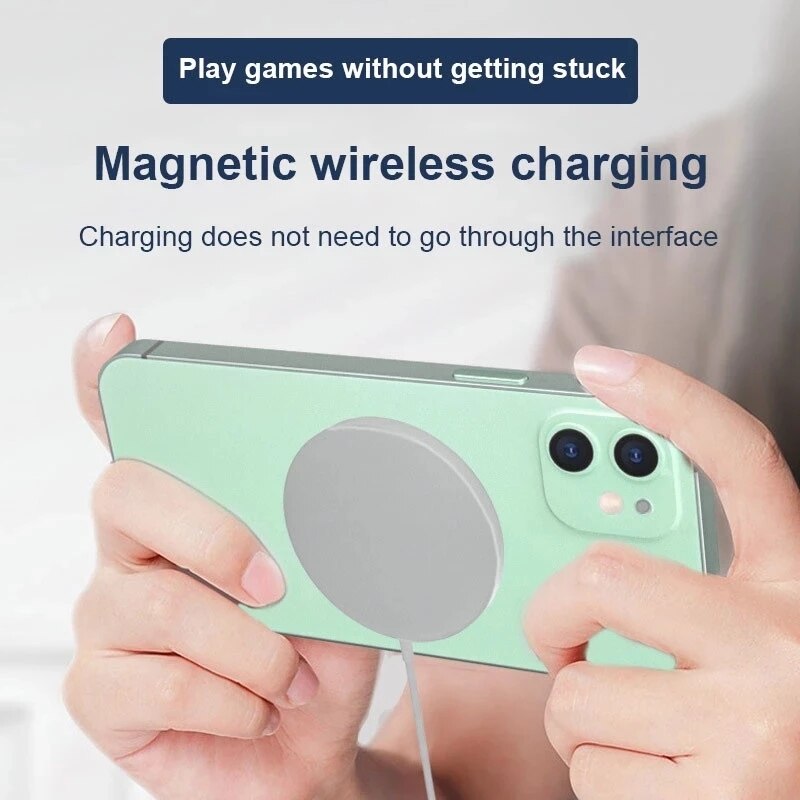 GXE – chargeur magnétique sans fil 15W, original, pour iPhone 12 Pro Max 12 Mini prise ue, charge rapide 20W, QI 11 XS XR X