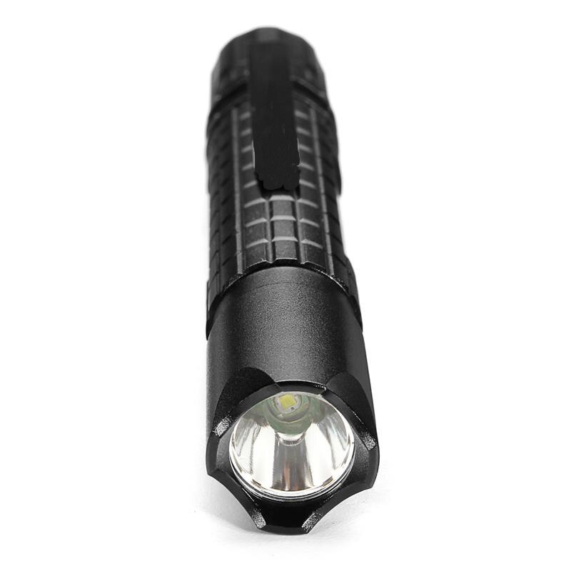 Mini LED Torch Light Flashlight Super Small Pocket Clip Waterproof Torch Battery Powered Ultra Bright Carry Outdoor Gear MU8669: Default Title