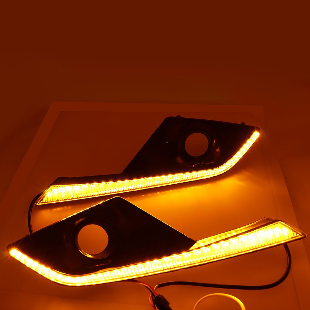 2PCS Daytime Running Light For Mazda CX3 CX-3 LED Waterproof ABS 12V DRL Fog Lamp Decoration Car Accessories