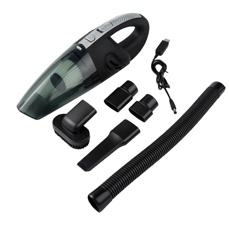 120W Cordless Car Vacuum Cleaner Portable Mini Small Handheld Wet Dry Rechargeable Vacuum Cleaner for Auto Home: Default Title