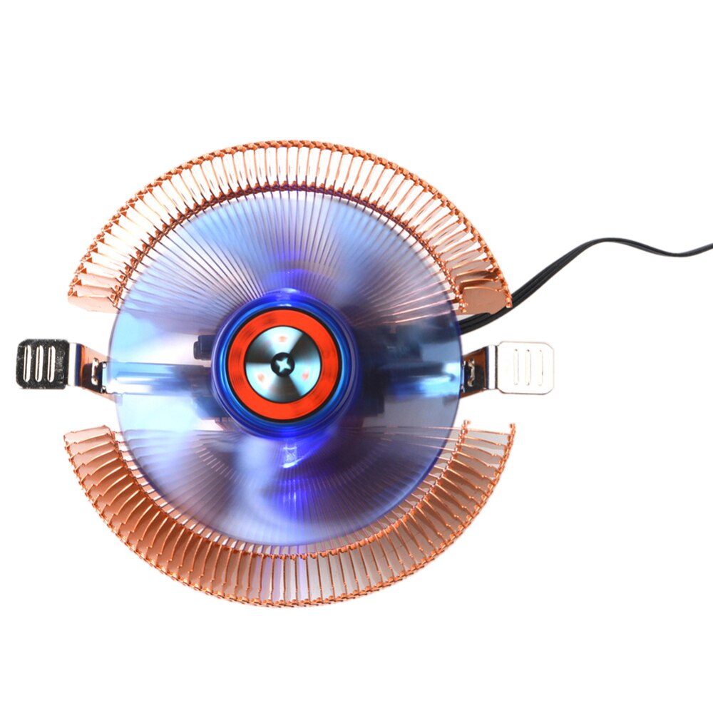 12V CPU Cooler Fan with Light Hydraulic Bearing Heatsink Fan Computer PC Case Air Cooling Radiator for Intel 775 1150 1155 1156