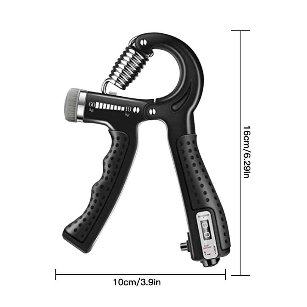 6Pcs Gym Fitness Hand Grip Men Adjustable Finger Heavy Exerciser Strength for Muscle Recovery Hand Gripper Trainer
