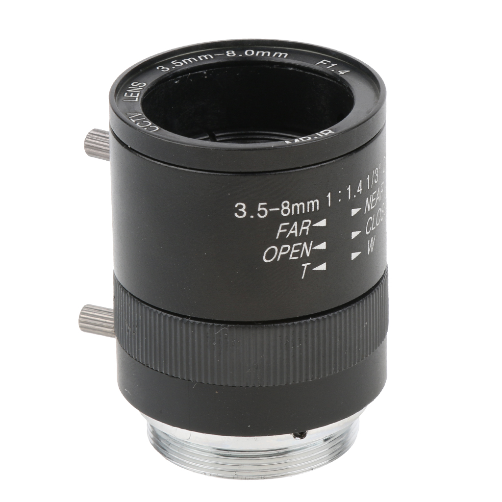 1/3 ''3,5-8mm F 1,4 1MP CS-montieren Manuelle Zoomen CCTV Objektiv Für CCD Kamera