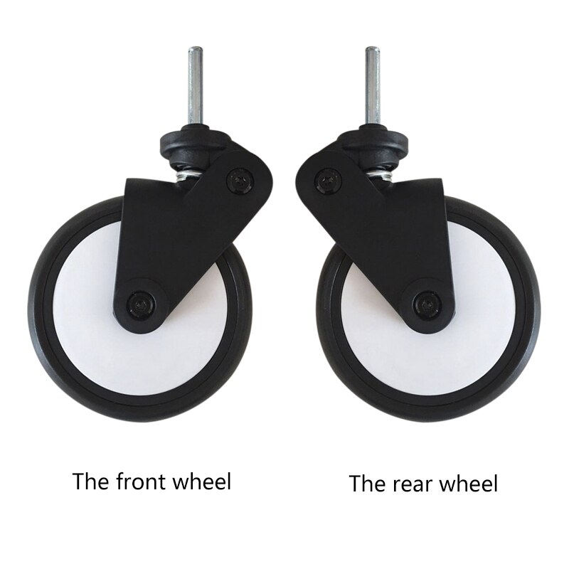 Stroller Front And Rear Wheel Baby Stroller Wheels Replacement Baby Carriage Casters Universal Infant Pram Carriage Accessories
