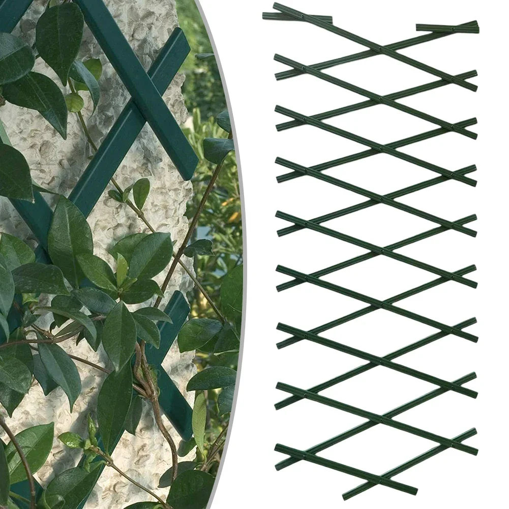 1/2 stücke vielseitiges PVC-Kunststoff gitter für Kletter pflanzen und dekorative 1,8 m x 30cm Zaun Gitter kletter pflanzen wand für den Garten