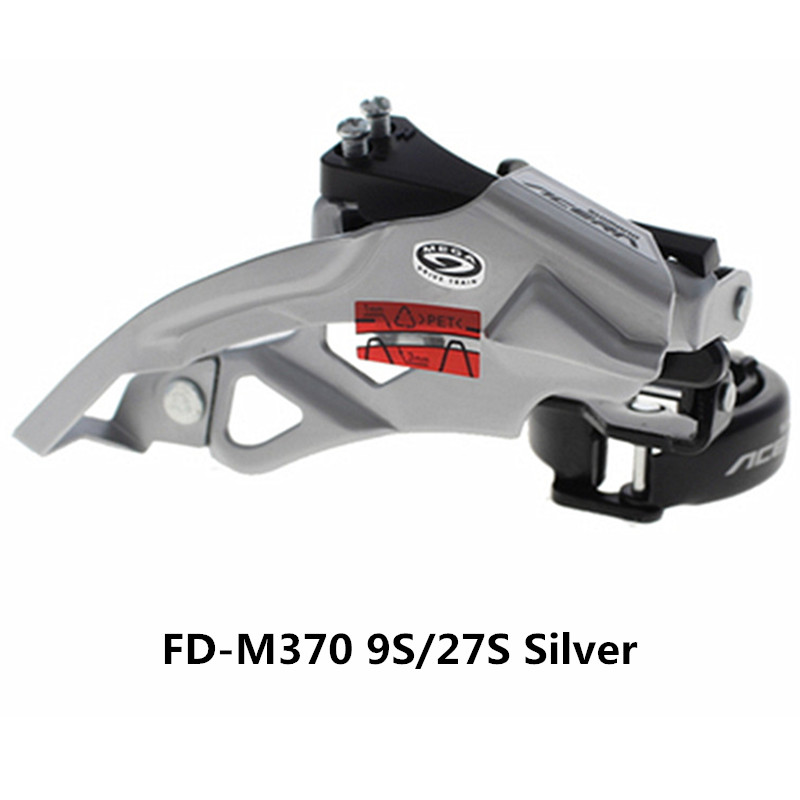 SHIMANO ALTUS SL-M370/RD-M370/FD-M370 9/27 velocidad de bicicletas de montaña frente de cambio de tres piezas