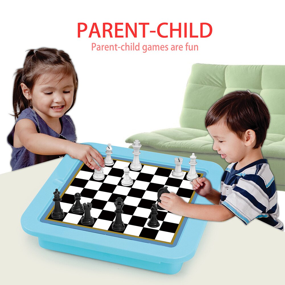 Gobang Vliegen Schaken Set Multi-Functionele Game Schaken Kinderen Puzzel Bordspellen Schaken Board Speelgoed Kinderen