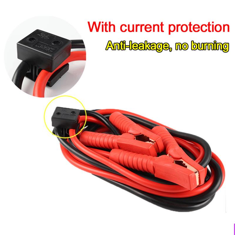 Heavy Duty 2000AMP 4M Car Battery Jump Led Booster Cables Jumper Cable For Car Van Truck Batteries Accessories