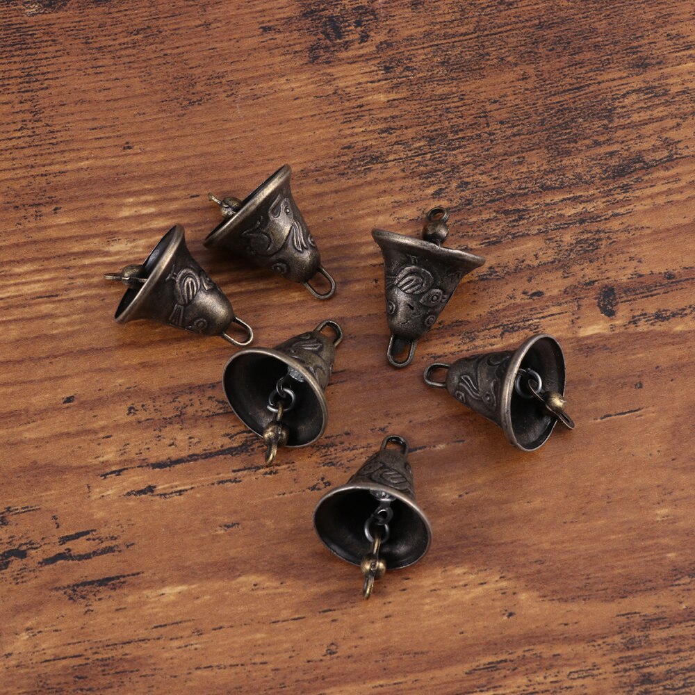 11 stk metal antik klokke feng shui metal vindklokke fortune jingle bell