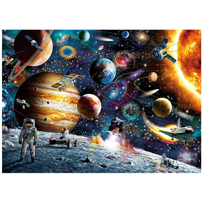 Jigsaw Puzzle 1000 Pieces For Adults Space Journey 1000 PCS Puzle Brain Pazzle Toy Puzzles
