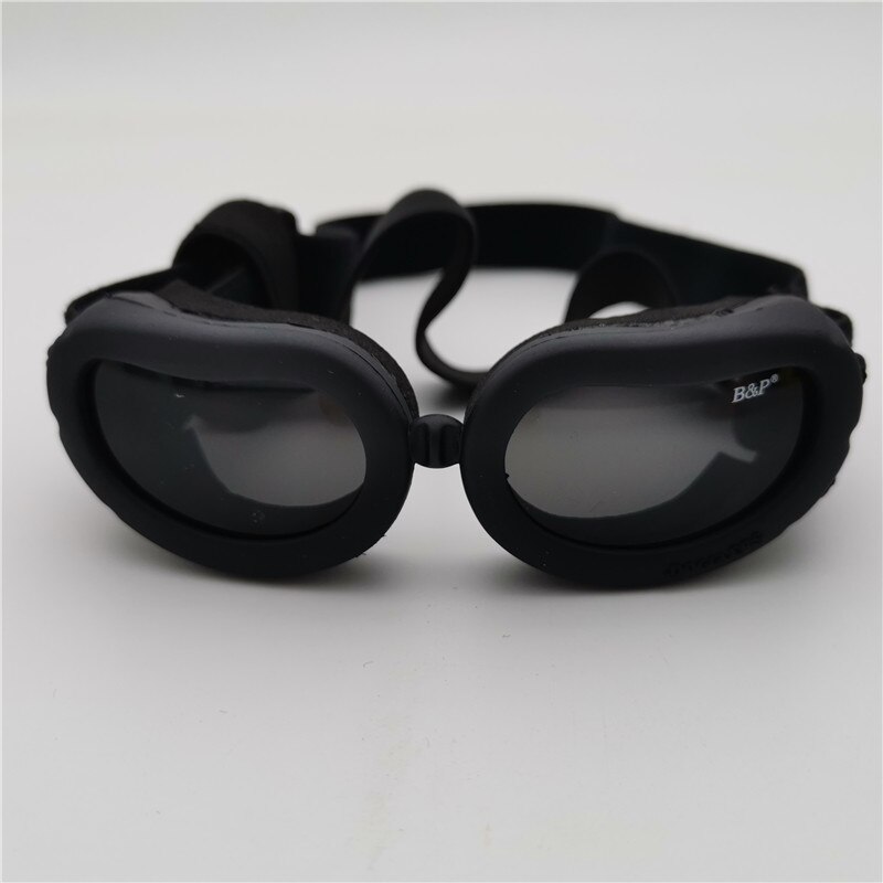 Gafas impermeables para perros pequeños y medianos, protección UV, gafas de sol: Black