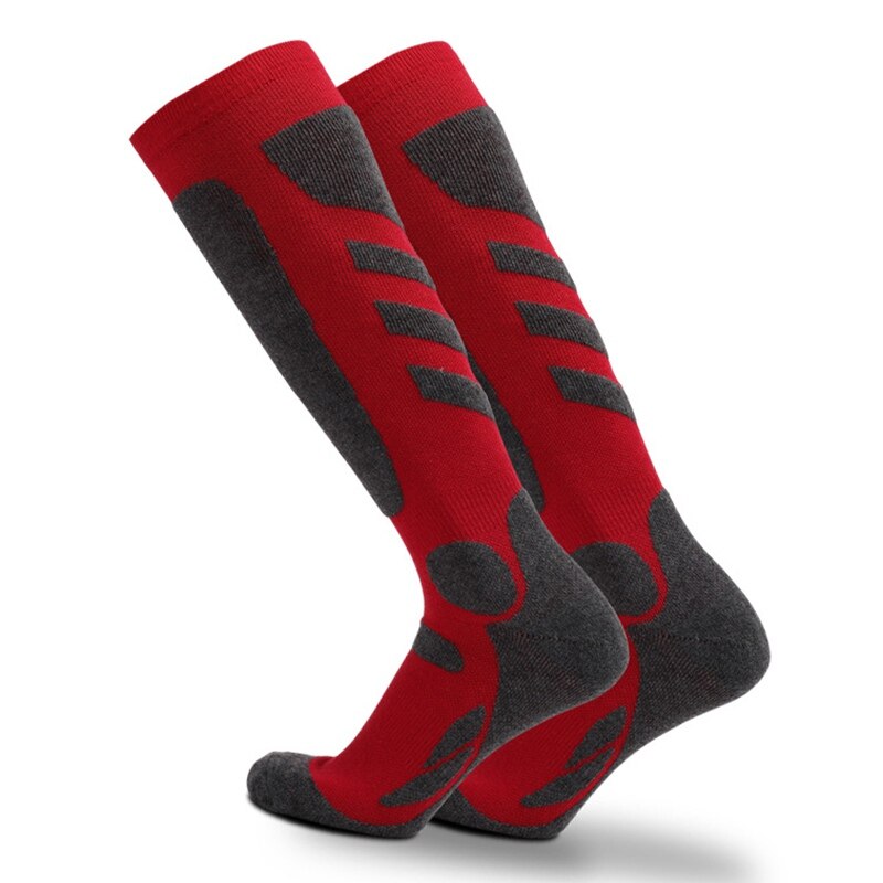2 paar thermosocken für damen und herren, freundlicher, dicke baumwolle, warm, wintersocken, fahrradsocken, draussen-snowboardsocken, wandersocken, beinwärmer