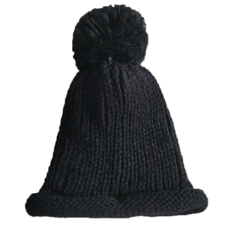 Flickor barnmössa höst- och vinterkepsar för flickor baby söta broderade barnsr varm mössa i höst och 1-4 år gammal