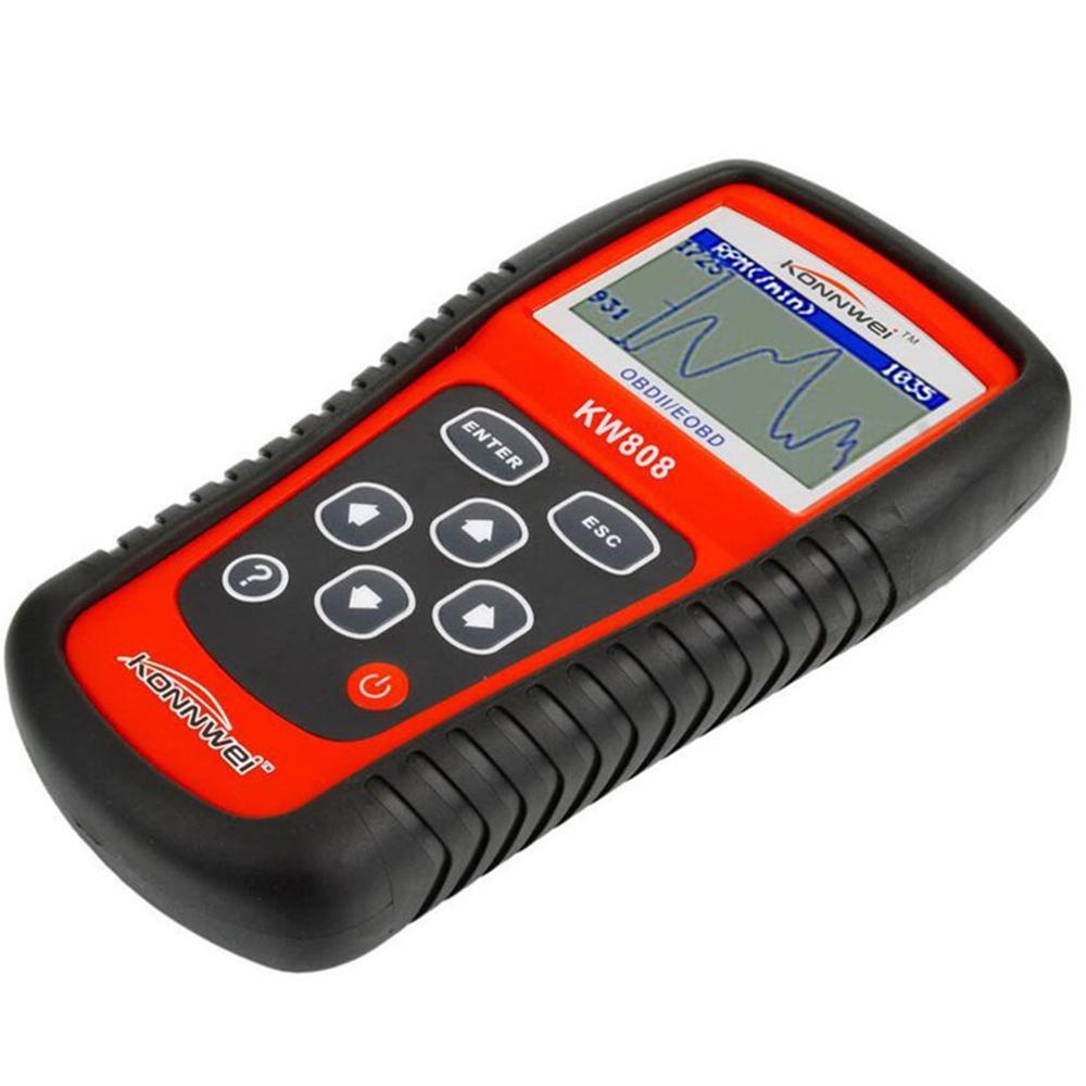 KW808 Car Diagnostic Tool Engine Auto Code Reader Scanner Tool Supports Multiple Trouble Code Requests