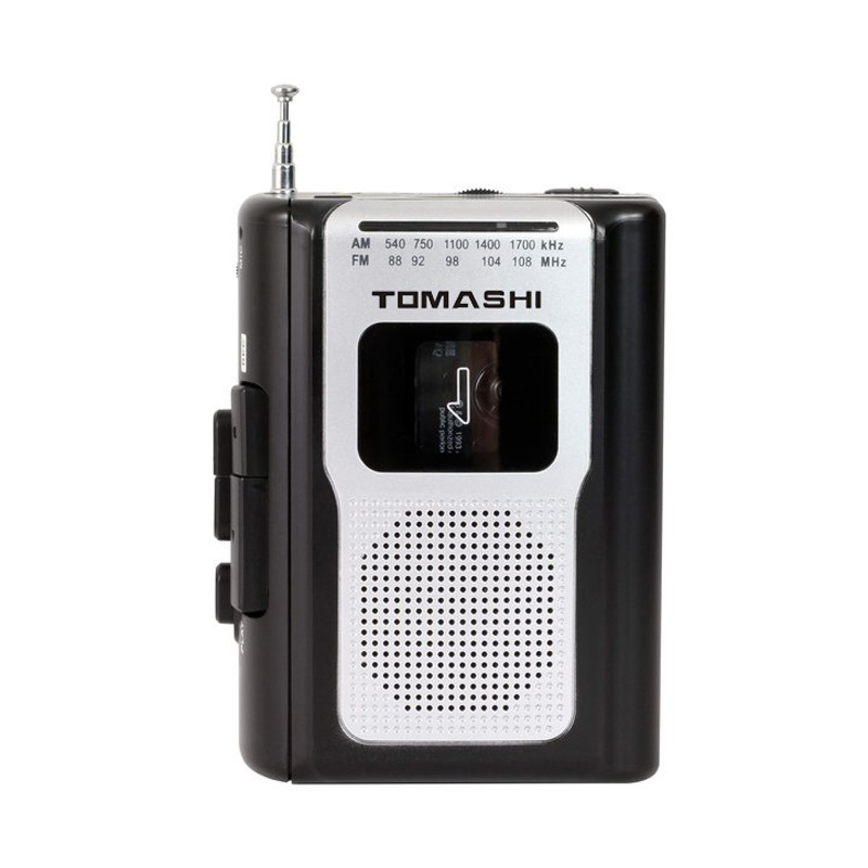 Tomashi F-318A Draagbare Cassettespeler Tape Recorders Fm Am Radio Walkman Met Ingebouwde Luidspreker Voor Nieuws, muziek, Taal Learnin
