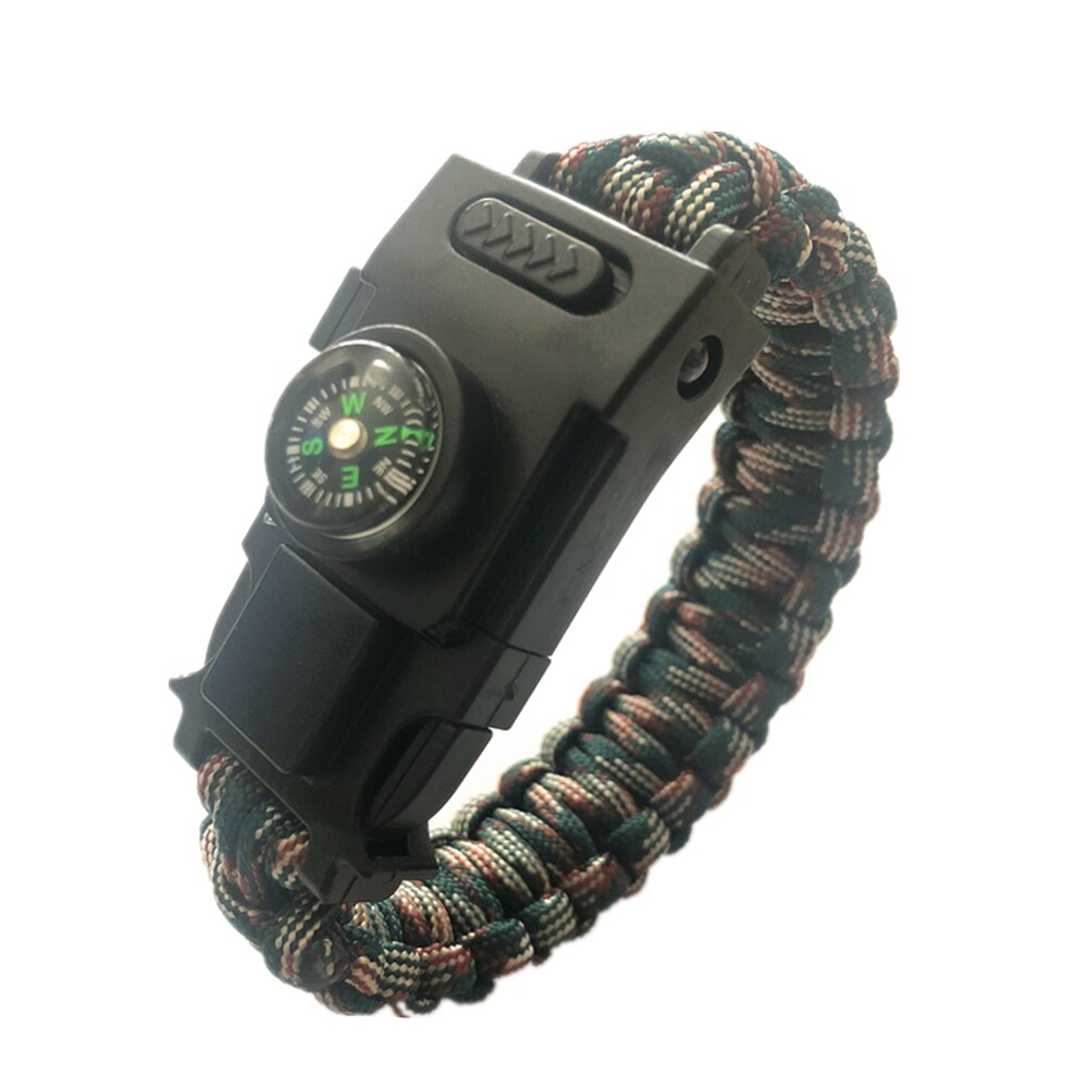 Led Lights Survive Safety bracelet 4mm Reflective Paracord Multifunction Outdoor tools Camping Hiking Rescue Emergency Rope: MD