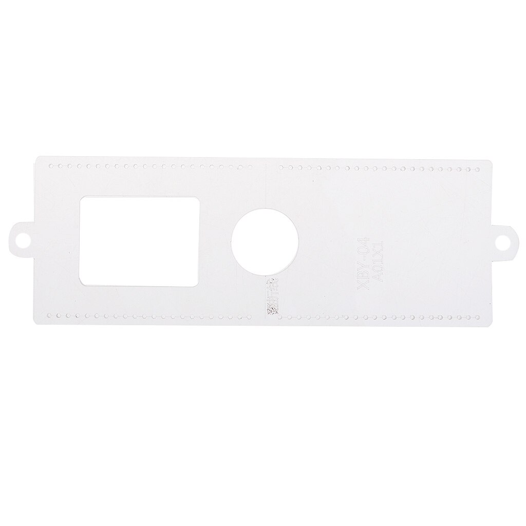 1pcs Card Bag Card Holder DIY Leather Craft Template Acrylic Pattern Stencil