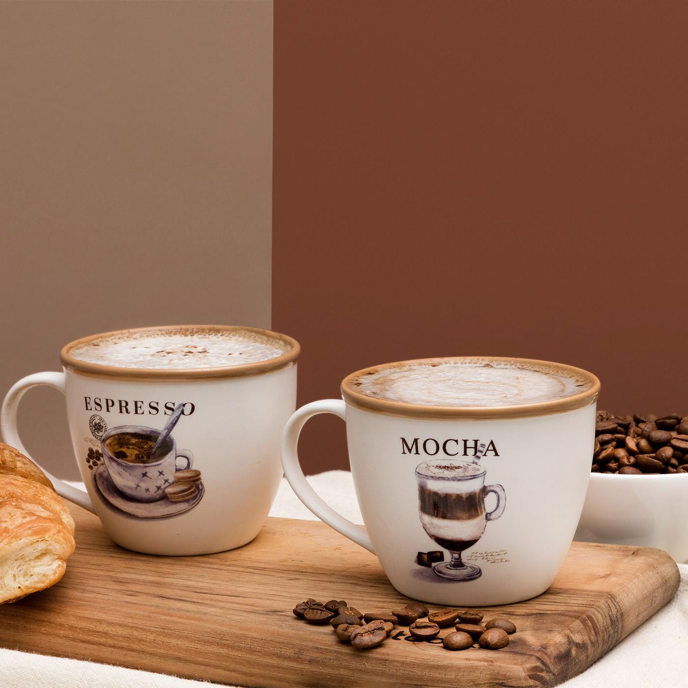 Ensemble de 2 tasses à café moka pour expresso, faites à la main, turc, tasse à thé, café léger, , résistant à la chaleur, en porcelaine