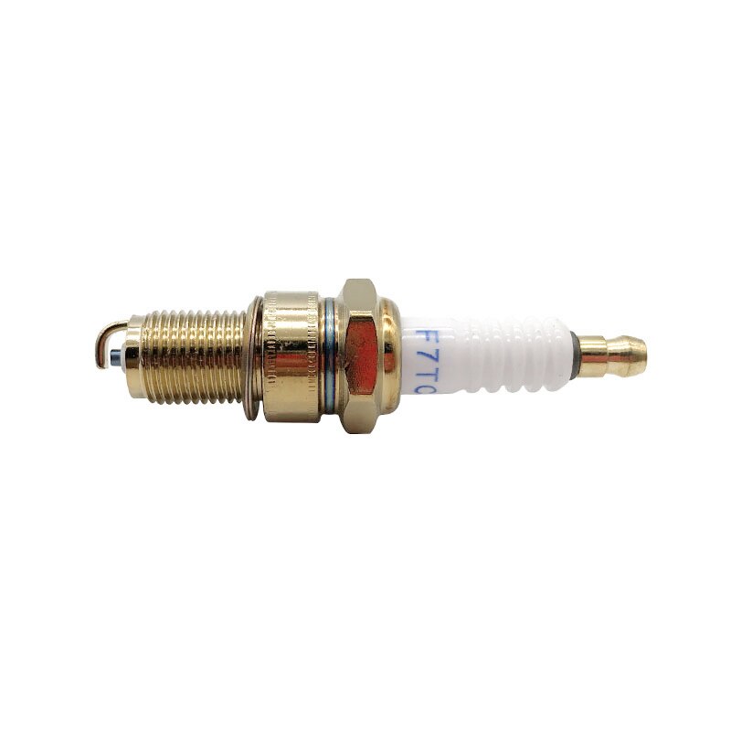 4 sztuk złoty świeca zapłonowa F7TC dla BP6ES W5DC W6DC L15YC N9YC IW20 W20EP-U W20TT FE65CPR AG32C 22401-V0516 98079-56811 98079-56854