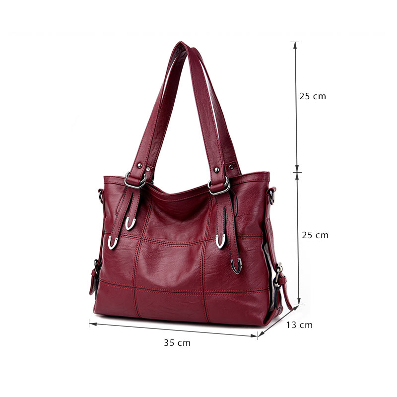 Pu leather women handbags soft shoulder bags for women messenger bags women crossbody bags top-handle bags