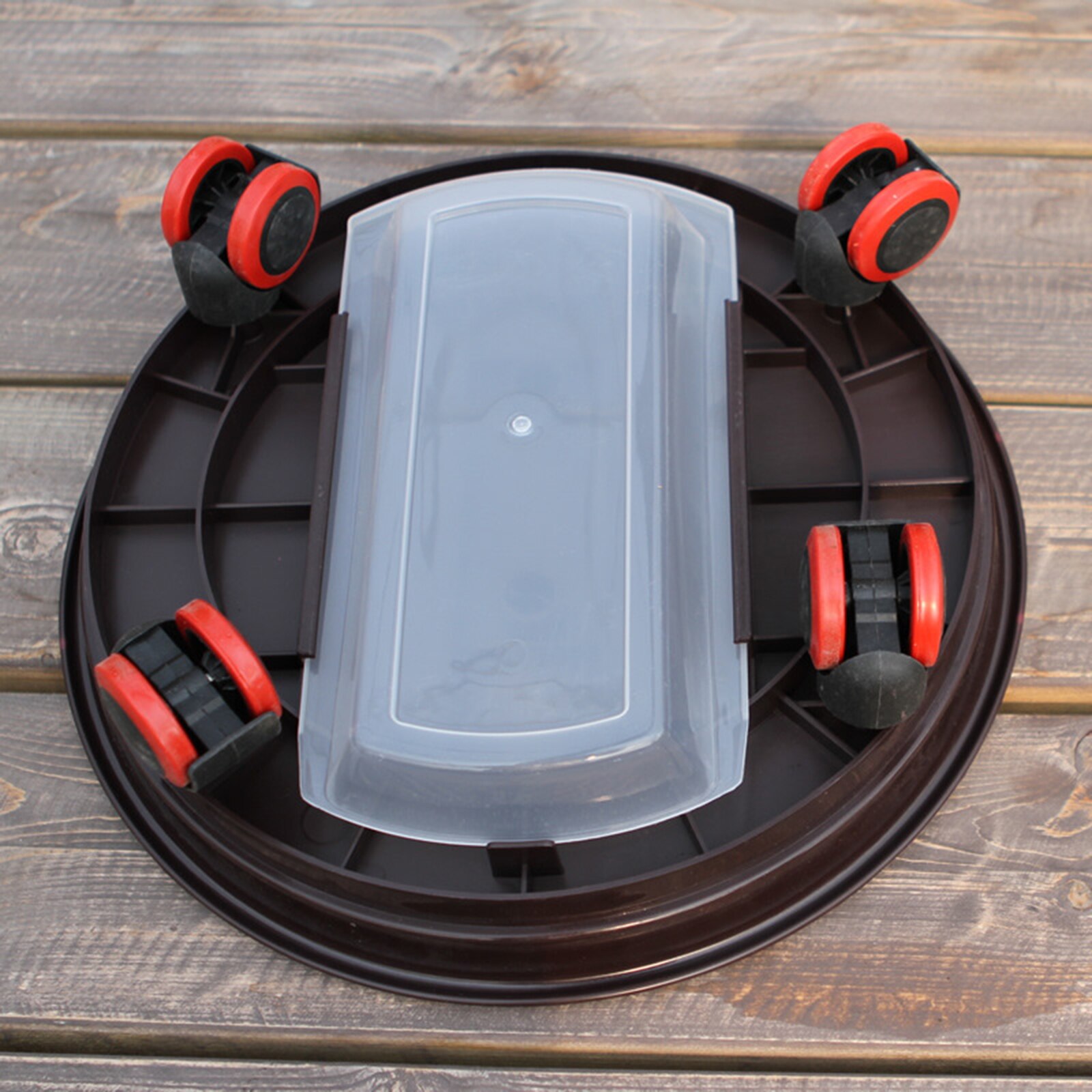 Movable Plant Stand Flower Pot Tray With Universal Wheel Heavy Duty Rolling Potted Rack Indoor Outdoor Balcony Garden Plateau