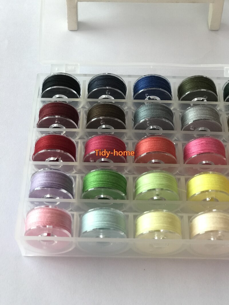 Simthread 40 Kleuren Polyester Borduurmachine Draad, 550Y Elke Spoel Borduurgaren Voor Naaien Met Opslag Organizer Box, Machine Borduurwerk Quilten Serger Benodigdheden