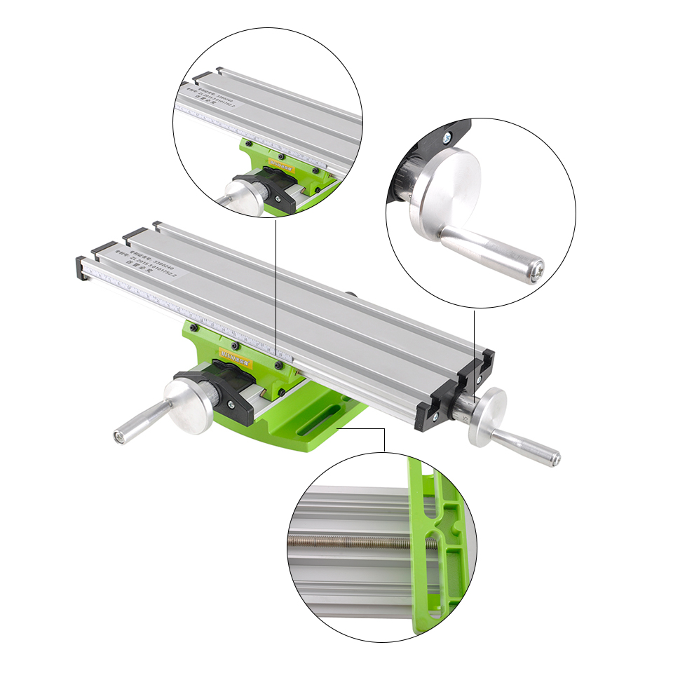 Mini Boor Tafel Miniatuur Precisie Werktafel Multifunctionele Manual Bankje Boor Freesmachine Cross Bijgestaan Power Tools