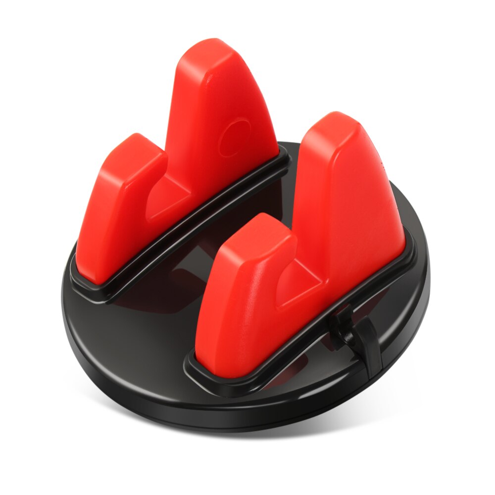 Auto Telefoon Houder Stands Draaibaar Ondersteuning Anti Slip Mobiele 360 Graden Mount Dashboard Gps Navigatie Universele Auto Accessoires: Rood