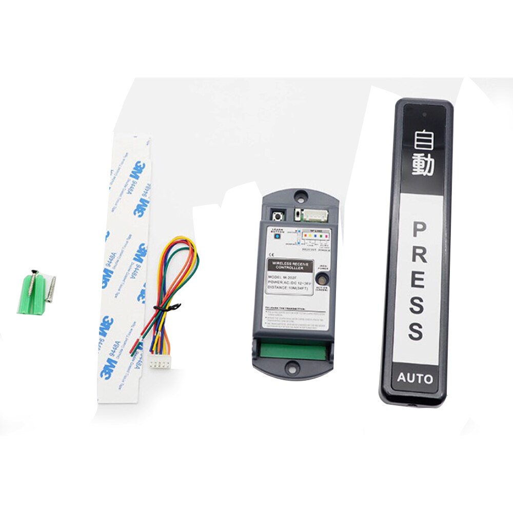 Bouton poussoir sans fil de porte automatique interrupteur poussoir sans fil de Type Long pour portes automatiques