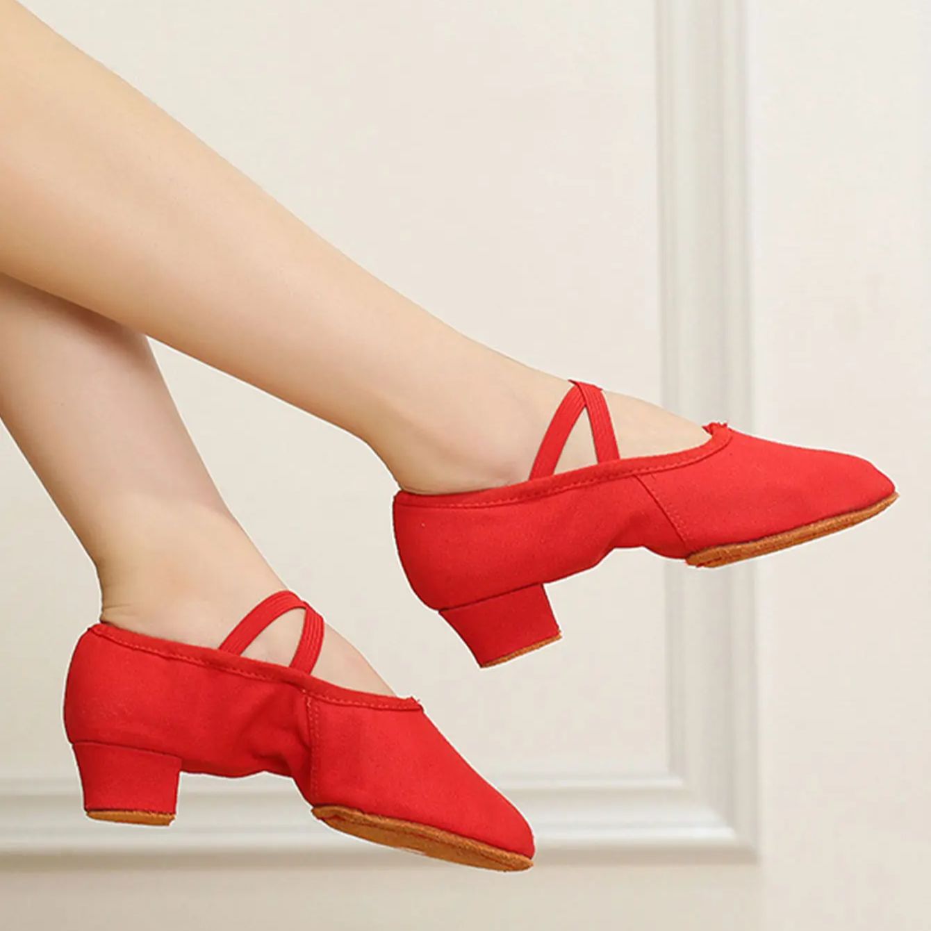 Ballett Tanz Schuhe Frauen Lehrer Bühne Training Schuhe Weiche Sohle Hausschuhe Yoga Praxis Schuhe Mädchen Jazz Tanzen Performa Schuhe
