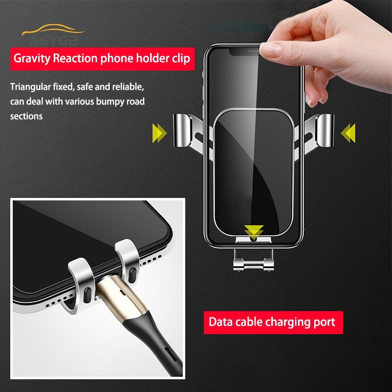 Auto mobiele telefoonhouder voor bmw  g01 x3 g02 x3 auto ventilatierooster montage speciale navigatiestandaard gps zwaartekrachtbeugel
