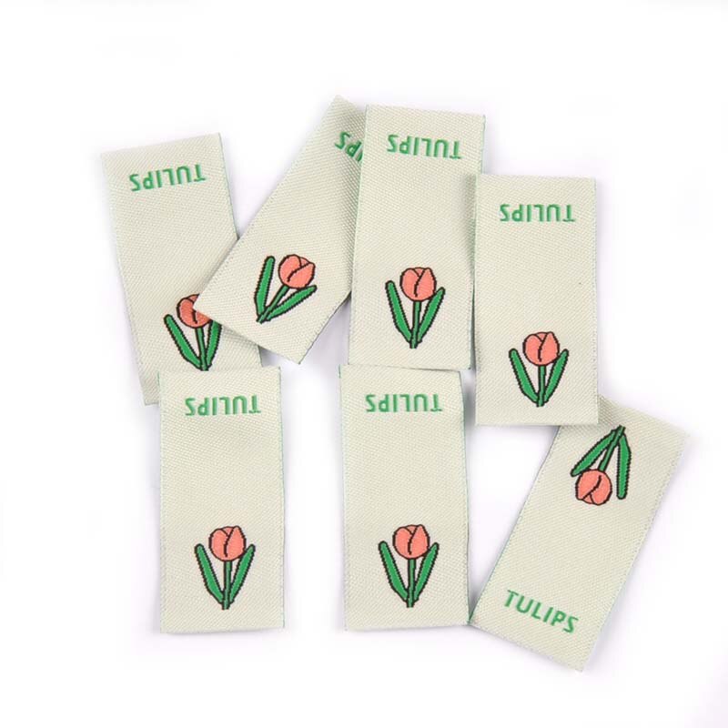 Etiquetas bordadas para el cuidado de la ropa de los niños, accesorios de ropa hechos a mano, manualidades, 40x15mm, 50 Uds.: 7
