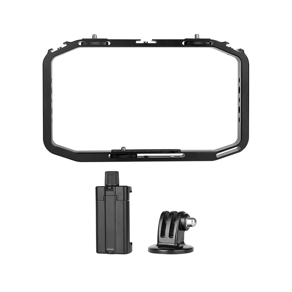 Ulanzi M-Rig Handheld Stabilisator Video Camera Rig voor GoPro Action Camera DSLR Smartphone Microfoon Video Light W/ 3 koude Schoen