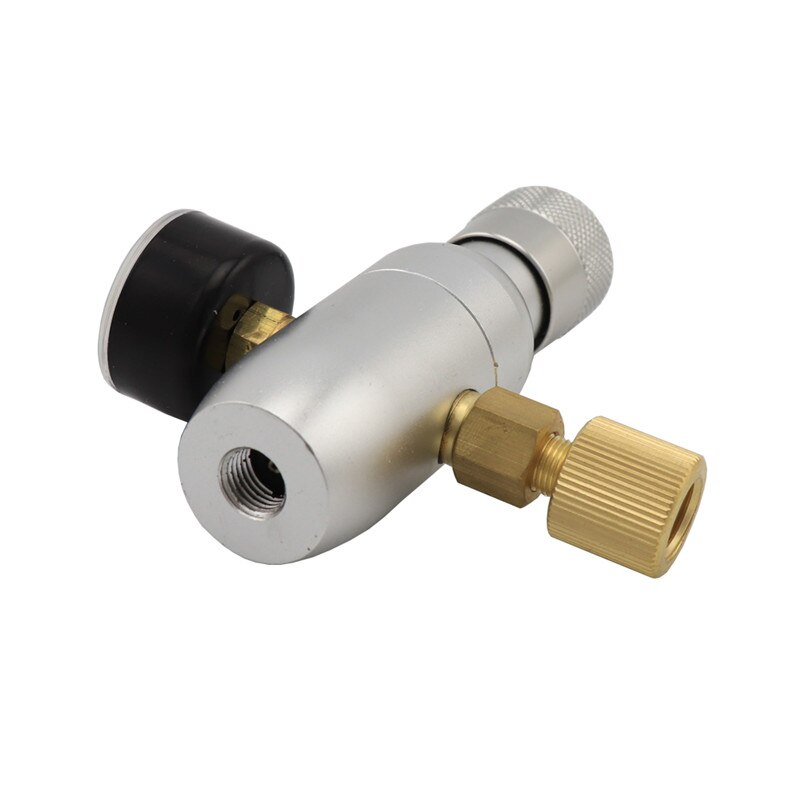 Mini grifo dispensador de barril de acero inoxidable, lanza de Growler de cerveza con Control de flujo, grifo de cerveza y Kit de cargador de Co2, juego de barra casera: co2 regulator