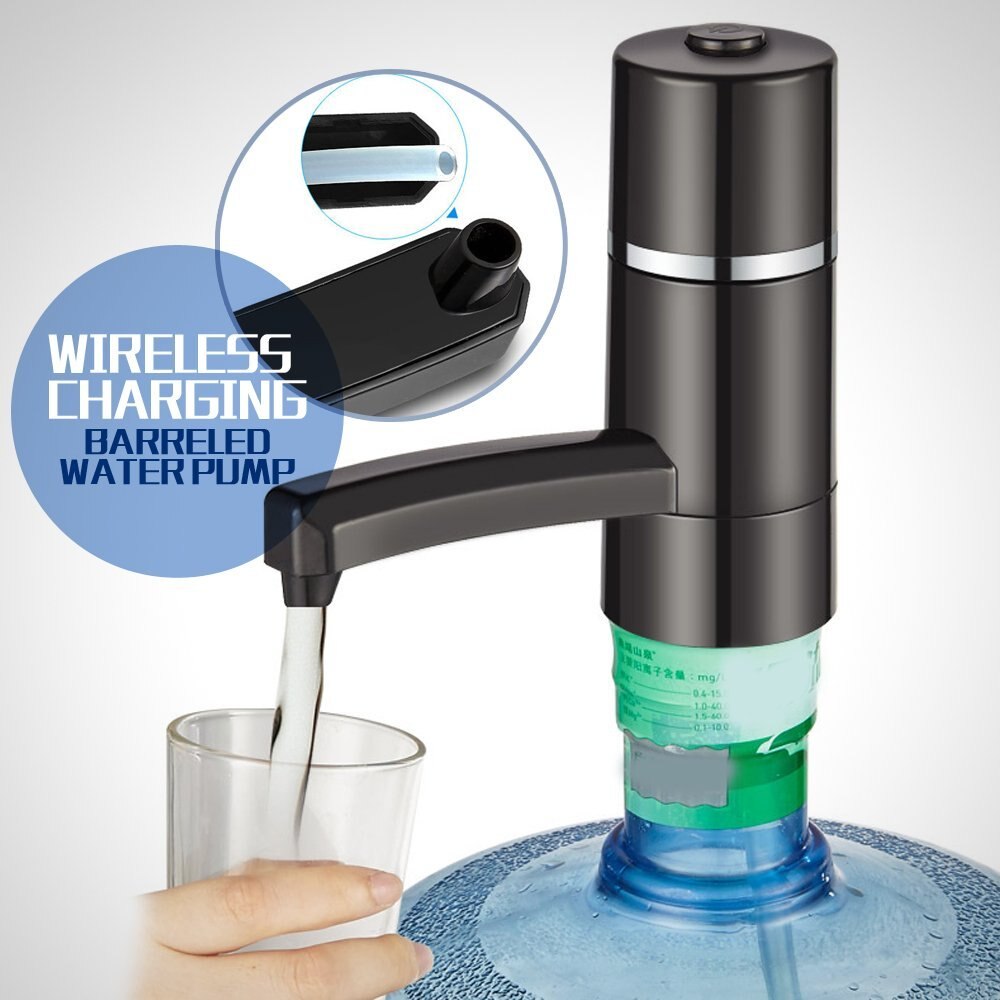 Electric Household Water Dispenser USB Charging Bottled Water Pumping Device 5W Touch Control Water Pumping Suction Machine