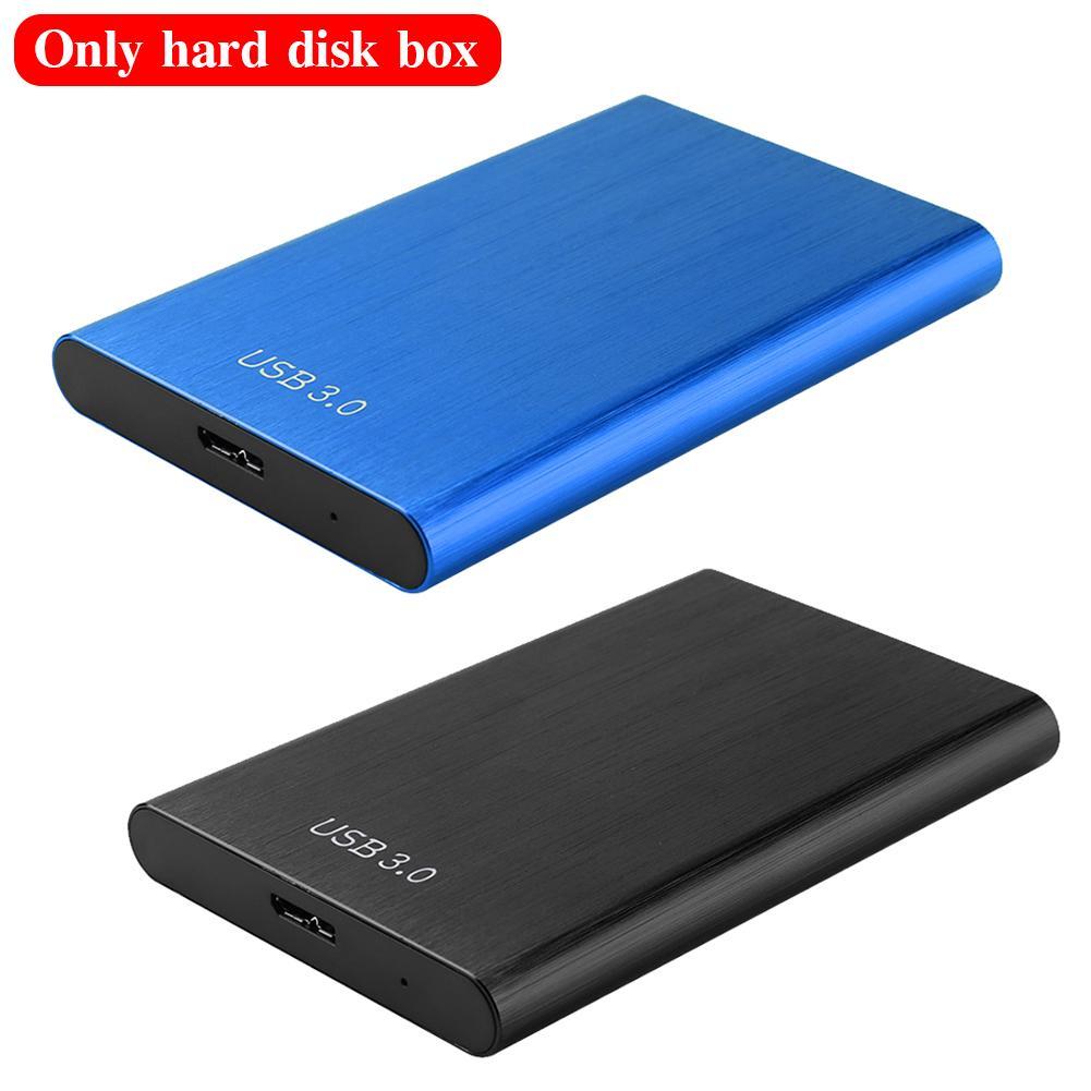 Caja de disco duro externo portátil, dispositivo de almacenamiento SATA ultradelgado de alta velocidad para ordenador de escritorio y portátil Hd, USB 3,0, 2TB