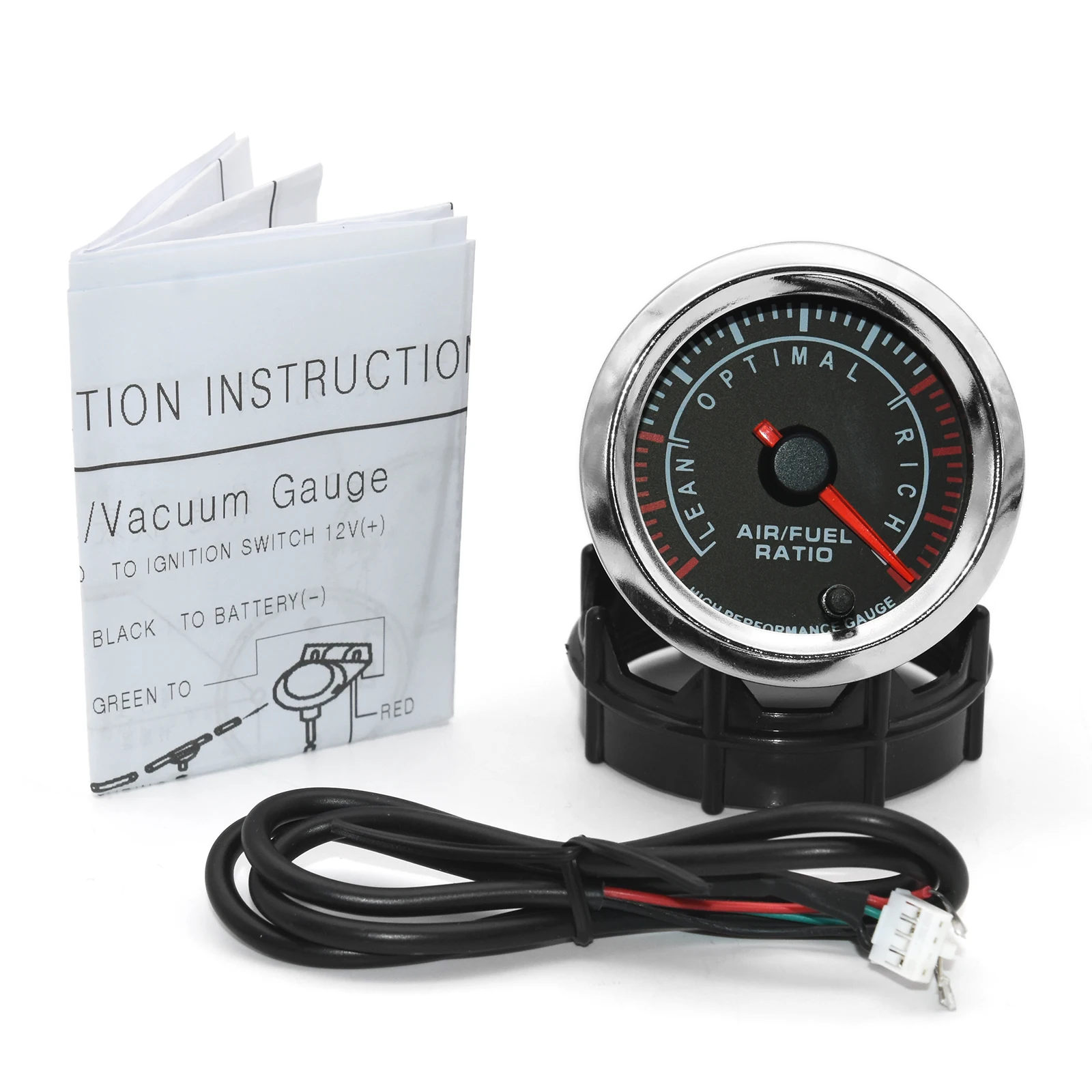 52mm Auto Tacho Meter PRM Öl Press Gauge Luft Kraftstoff Verhältnis Boost Spannung EGT Gauge Wasser Temp Öl Temp meter 7 Farbe Hintergrundbeleuchtung: Gold