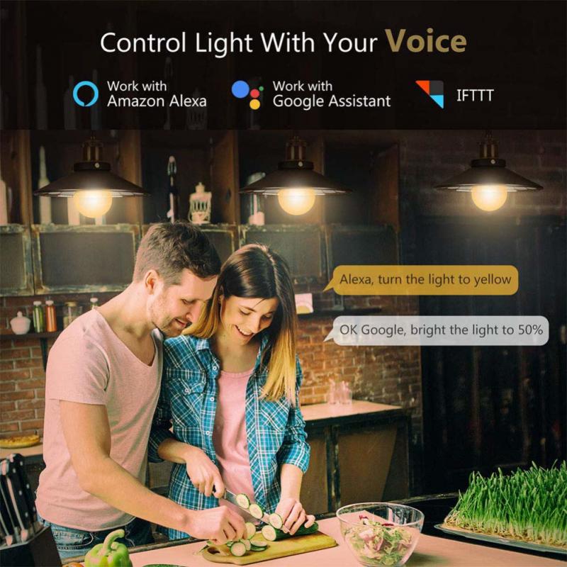 10W Smart WiFi LED Bulb RGB Dimmer Intelligent Light E27/E26/B22 Automation Work With Smart life Tuya For Alexa Google Home