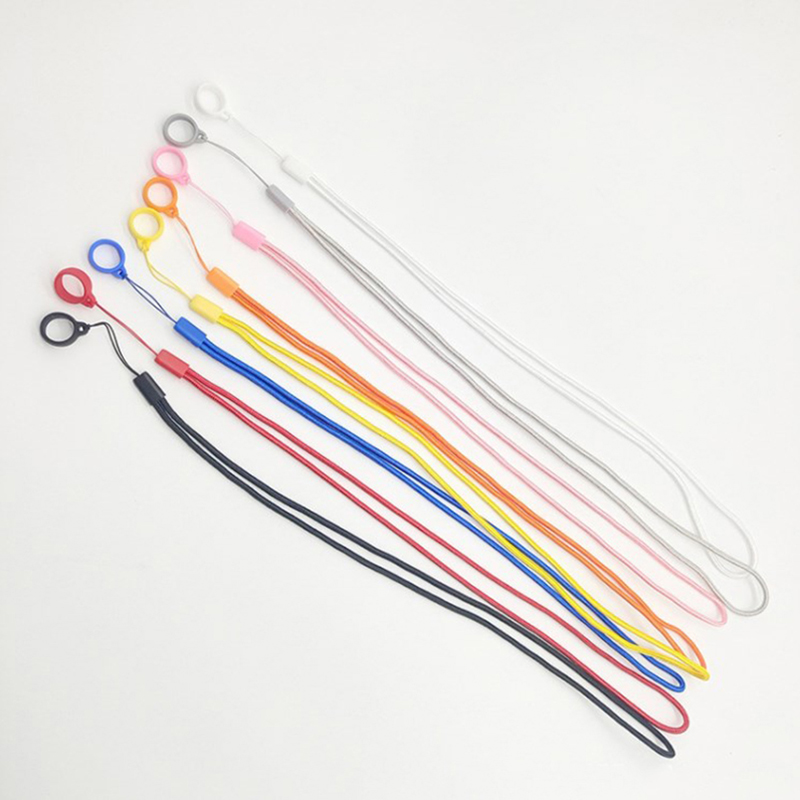 Correia de pulso bonito do silicone para telefones chaves cintas do anel cordão de keycord anéis de dedo acessórios do telefone móvel