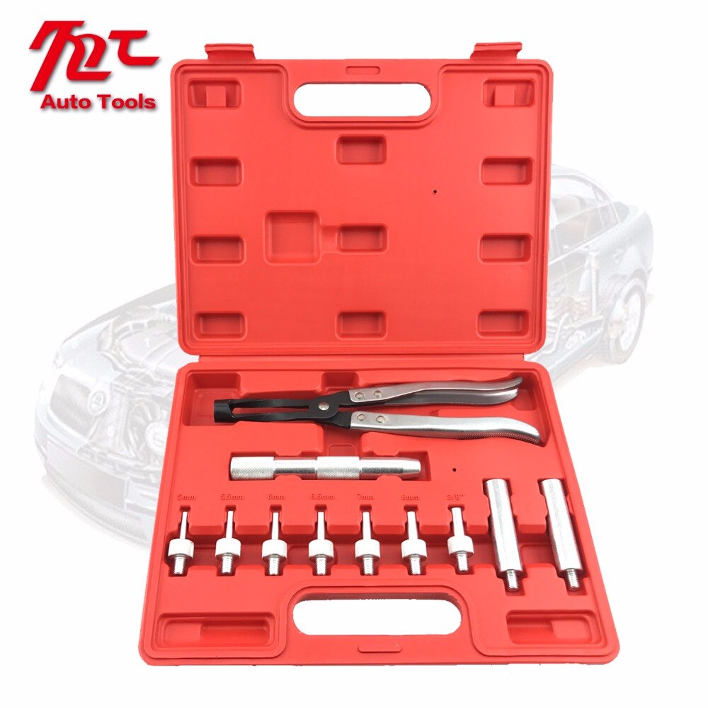 Automotive Klepsteelkeerring Tang Zitplaatsen Tangen Remover Installer Tool Kit Set