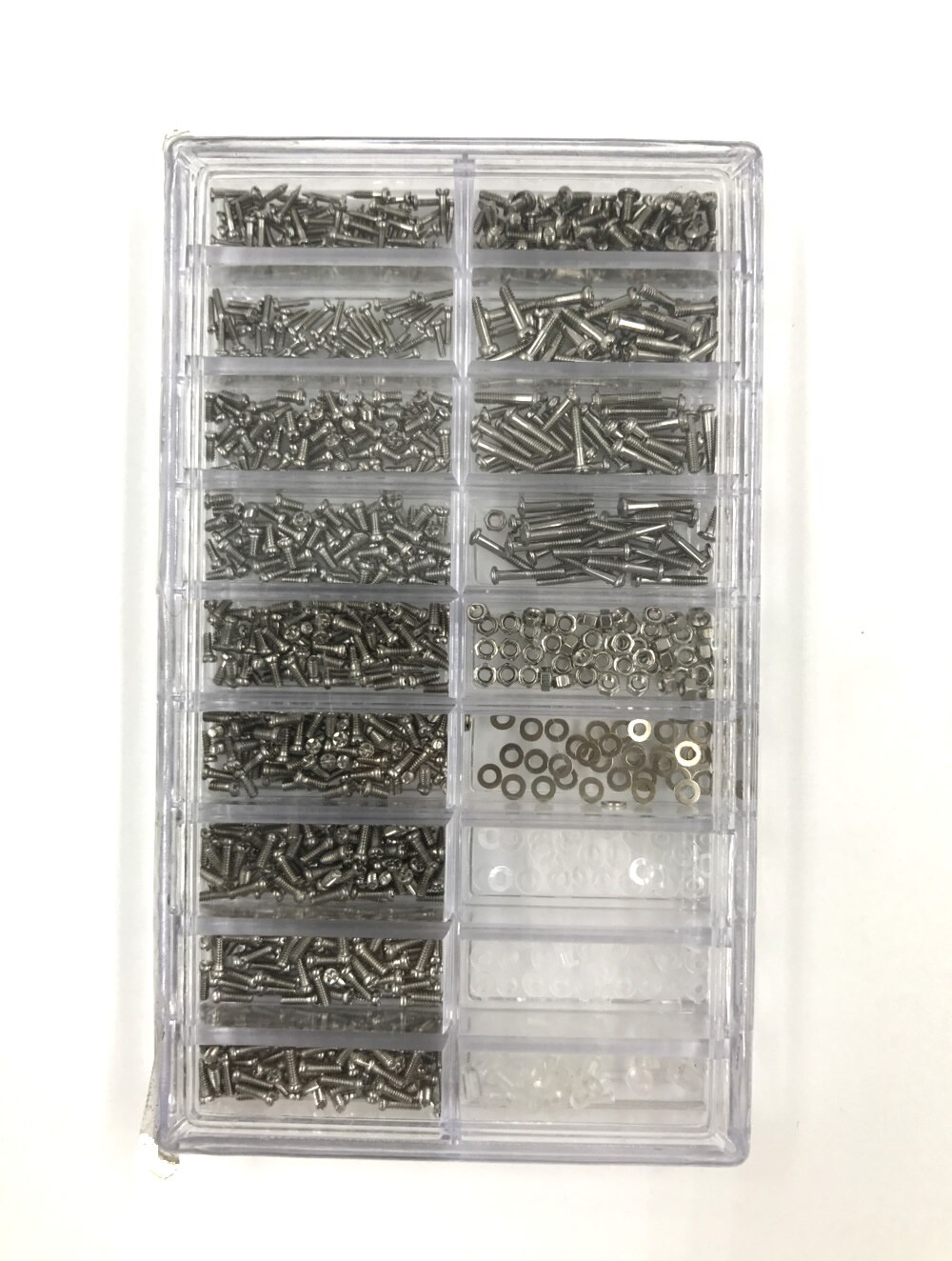 Universal 1000pcs Assorted Tiny Precision Screws Nut Watch Eyeglass Glasses Phone Tablet Repair