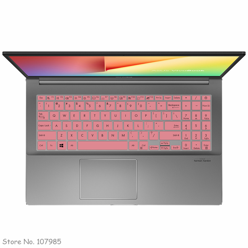Siliconen Clear Tpu Laptop Keyboard Cover Protector Voor Asus Zenbook Pro 15 Oled UX535L UX535LI UX535LH UX535 Li UX535 15.6 inch: Pink