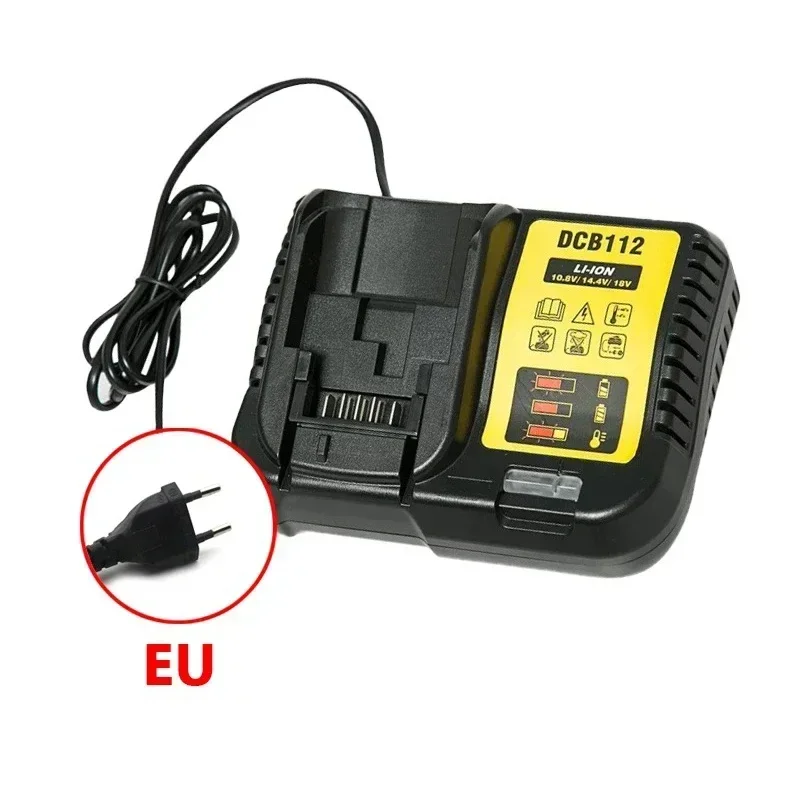 Para Dewalt original 20V 18V,12.0AH, DCB115, cargador de batería DCB118, carga rápida, batería de litio, batería de herramientas