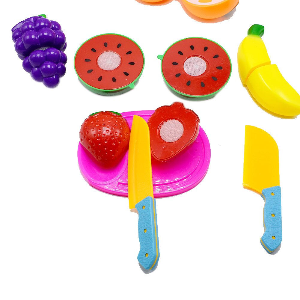Dzieci plastikowe arbuz banan pomarańcza skaleczenie zabawka bawić się Dom zabawka kuchenna zestawy